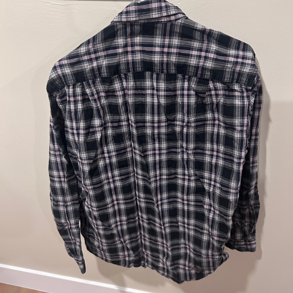 Carhartt Black and White Plaid Shirt